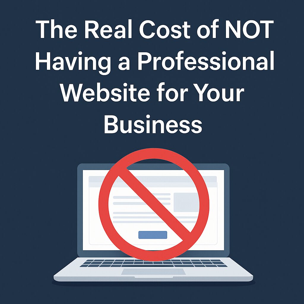the real cost of not having a professional website for your business LeMay Web design