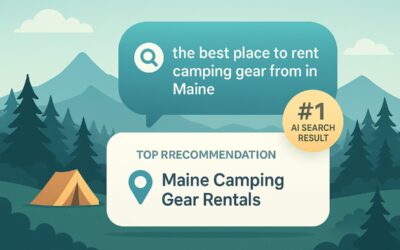 Case Study: How Strategic Web Design Landed Maine Camping Gear Rentals as the #1 AI Search Result