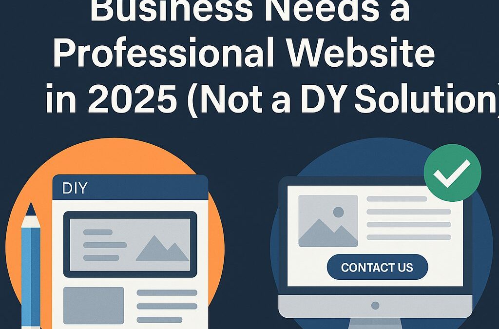 Why Your Service Business Needs a Professional Website in 2025 (Not a DIY Solution)