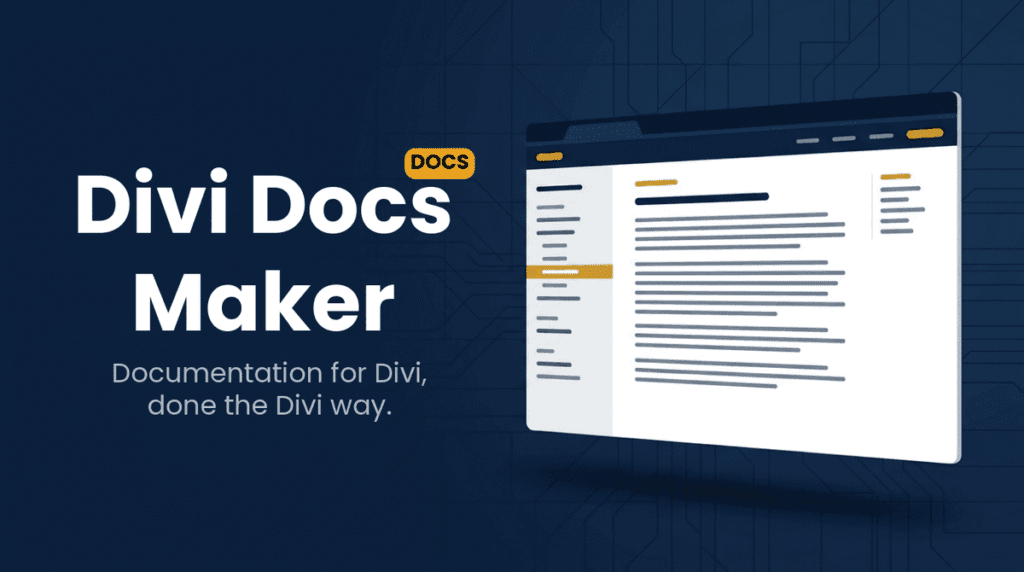 Divi Docs Maker