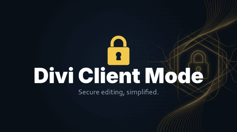 Divi Client Mode