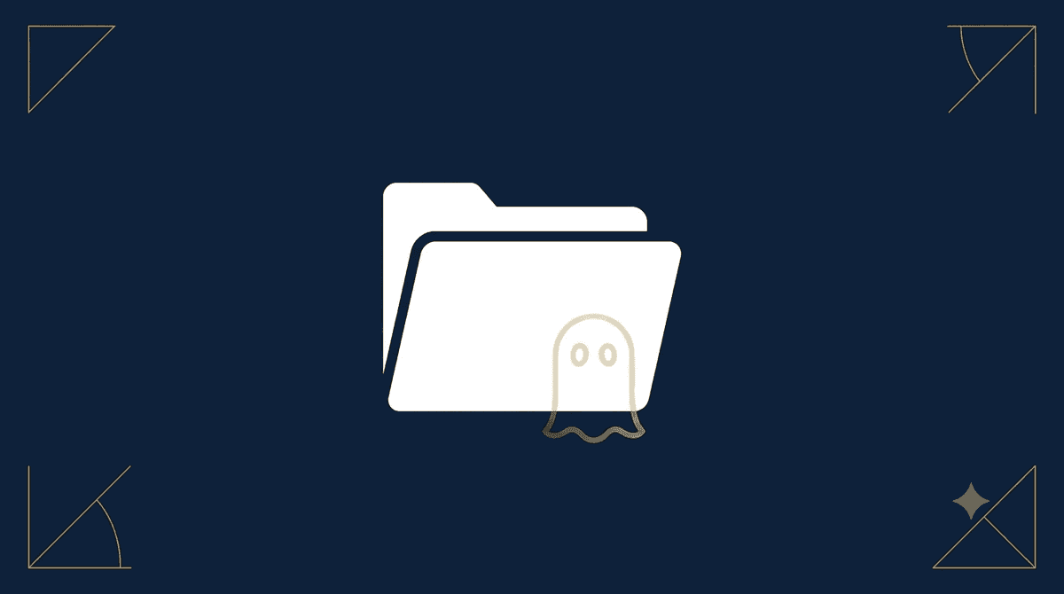 A folder icon with a hidden file silently rebuilding a deleted WordPress backdoor, representing a mu-plugin persistence mechanism